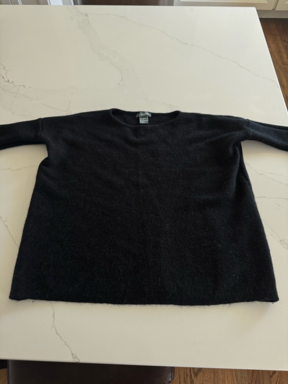 Classic Black Crewneck Sweater